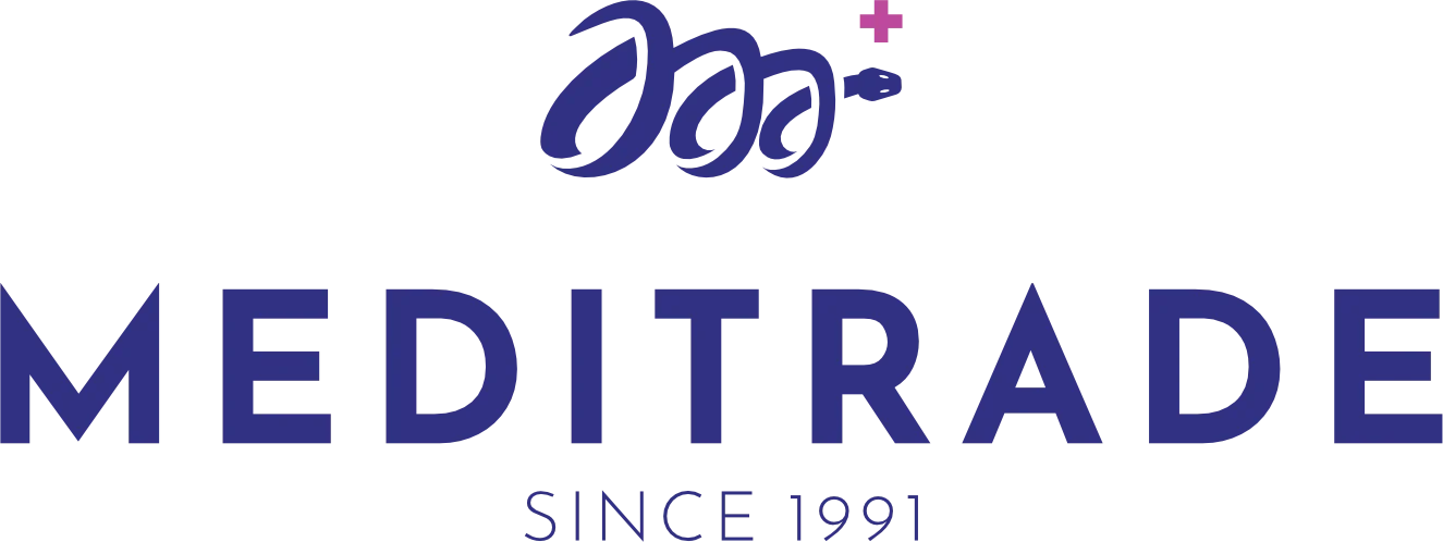 Logo spoločnosti Meditrade. since 1991